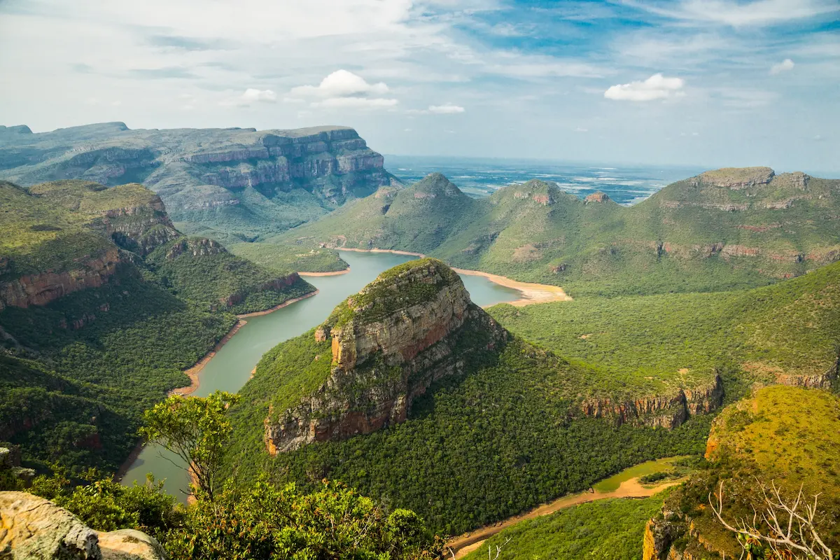 Mountain valley landscape